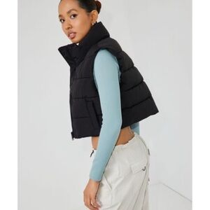 Women's Dynamite Navy Puffer Vest